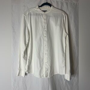 Primark Men's Cream Casual Button-Down Shirt